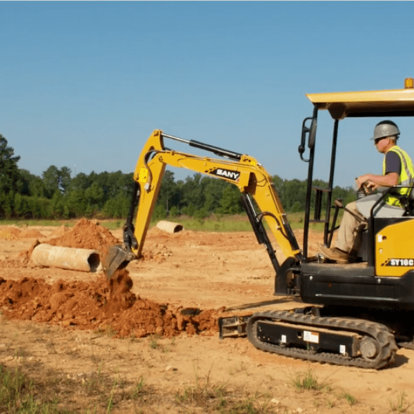 SANY Compact Excavator Walkaround Video