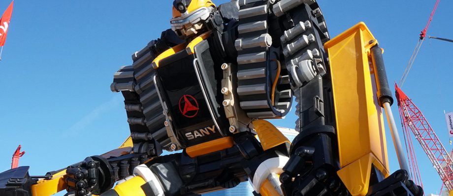 SANY Blog - SANY Excavator Bumble Bee Transformer