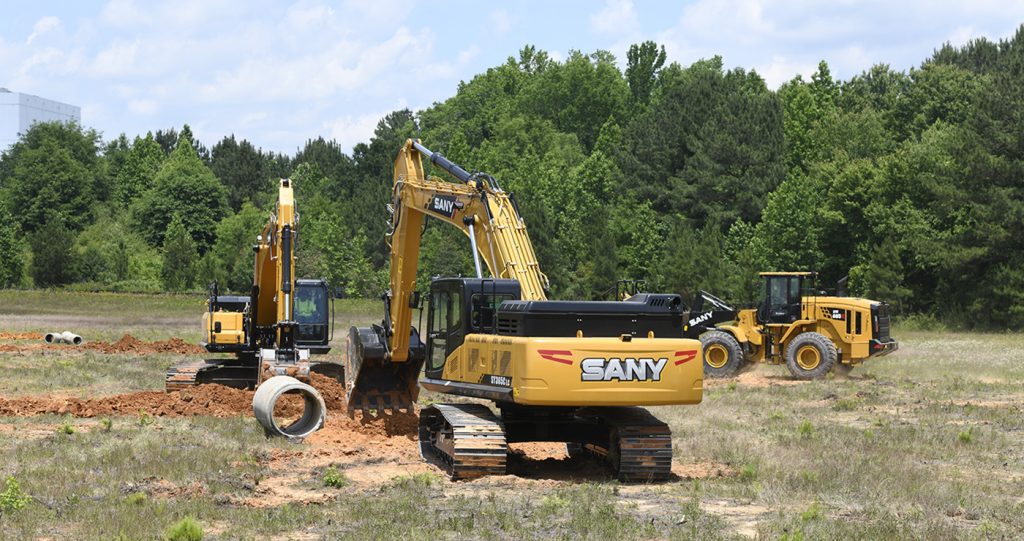 Excavator Size Comparison Chart