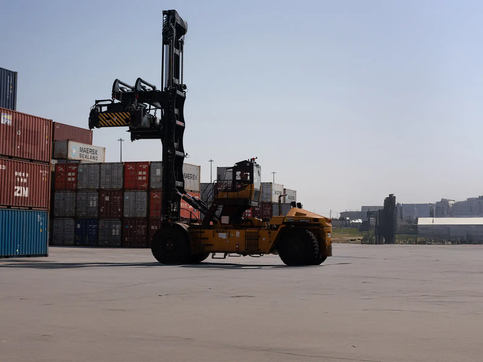 Modèle Réduit Diecast 1:87 SANY Container Handler - Neuf - Collection