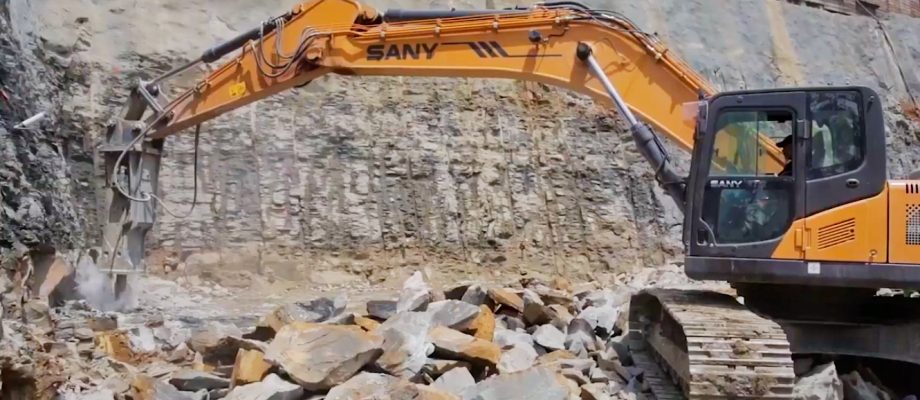 SANY Excavator in Action