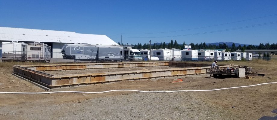 Construction Under Way at the Future Site of Hayden Equipment